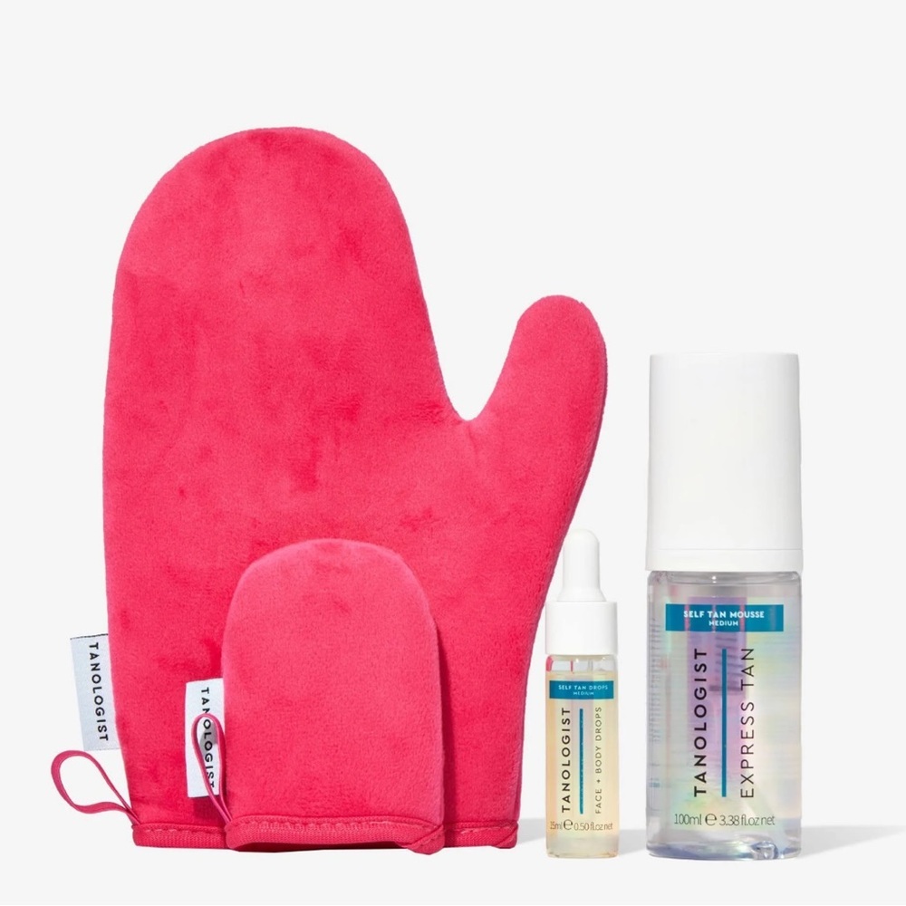 NWT Tanologist Let It Glow Kit Medium Self Tan Mousse & Drops Face + Body - Picture 5 of 5